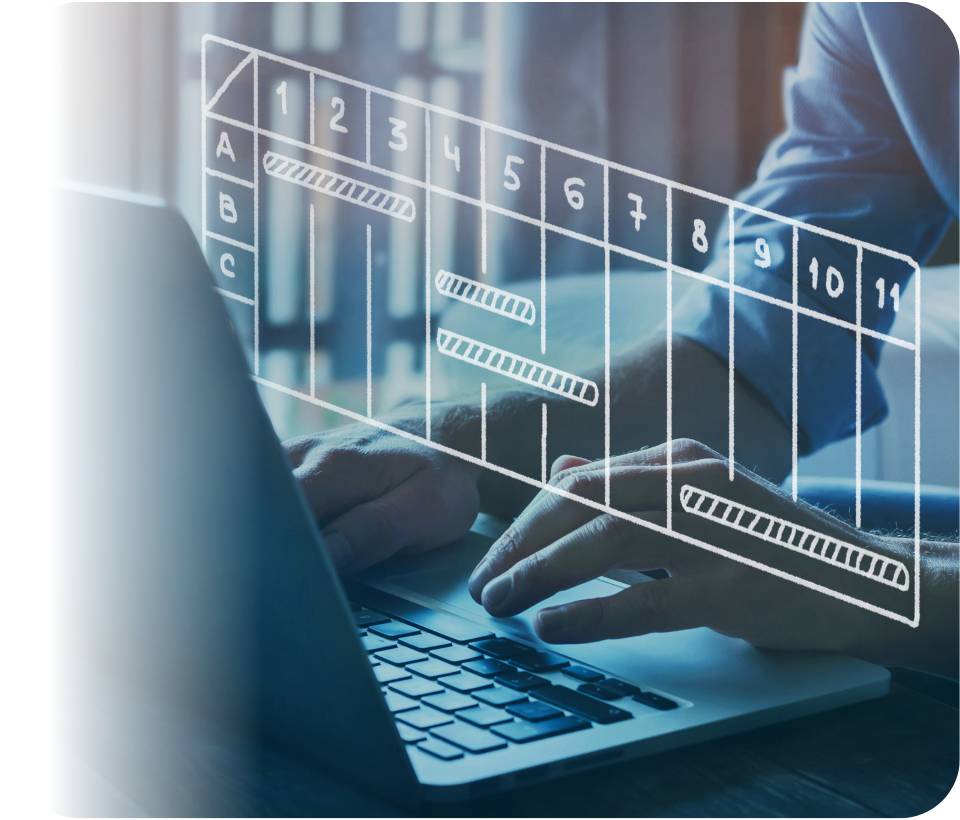 Project Manager pracujący nad projektem